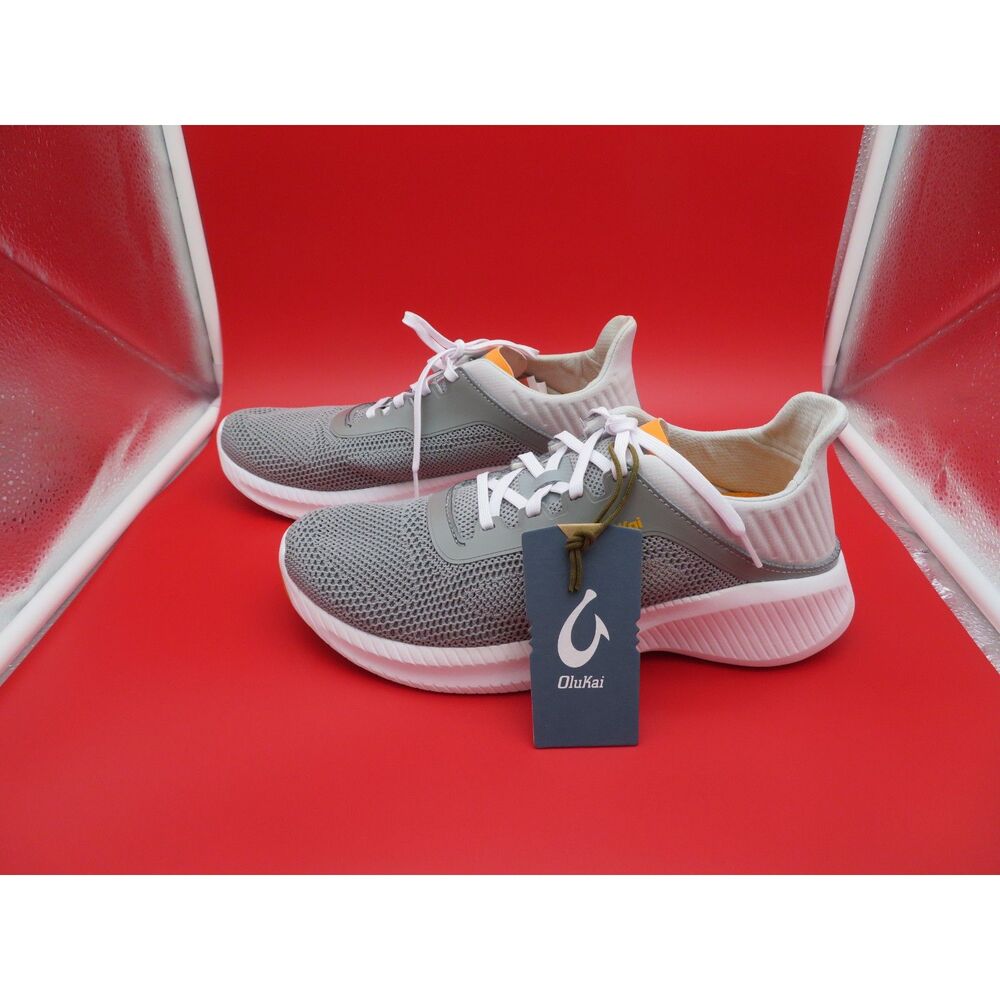 NWT Mens Storm Gray Olukai Island Hopper Shoes, Size 9.5